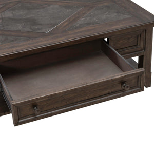 Liberty Furniture Paradise Valley Saddle Brown 3-Piece Rectangular Cocktail Table & 2 End Tables Set