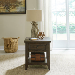 Liberty Furniture Paradise Valley Saddle Brown 3-Piece Lift-Top Cocktail Table & 2 End Tables Set