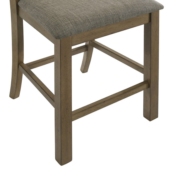 Liberty Furniture Brook Bay Sandstone Upholstered Ladderback Counter Chair