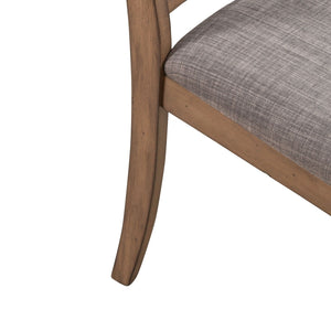 Liberty Furniture Brook Bay Sandstone Upholstered Ladderback Side Chair