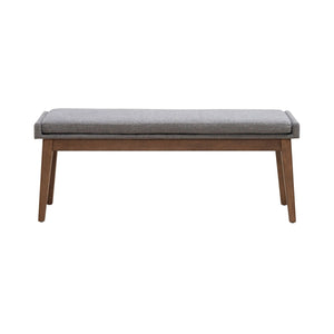 Liberty Furniture Space Savers Satin Walnut 6-Piece Casual Dining Leg Table, 4 Upholstered Side Chairs & Bench Set