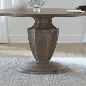 Liberty Furniture Westfield Havana Brown Casual Dining Pedestal Table