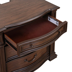 Liberty Furniture Provence Park Chateau Brown Bedside Chest With Charging Station