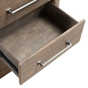 Liberty Furniture South Bend Burnished Clay Nightstand With Charging Station