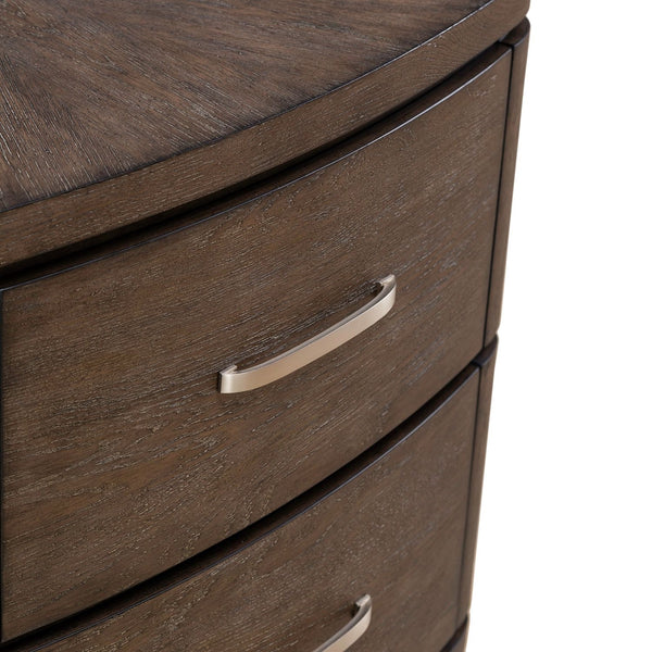 Liberty Furniture Cascade Falls Satin Espresso Nightstand With Charging Station