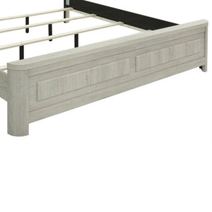 Liberty Furniture Modern Play Natural White Queen Panel Bed with Gently Rounded Corners