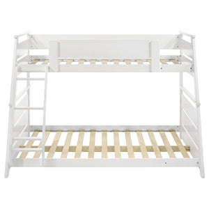 Coaster Holden Wood Veneer Twin Over Full Bunk Bed White