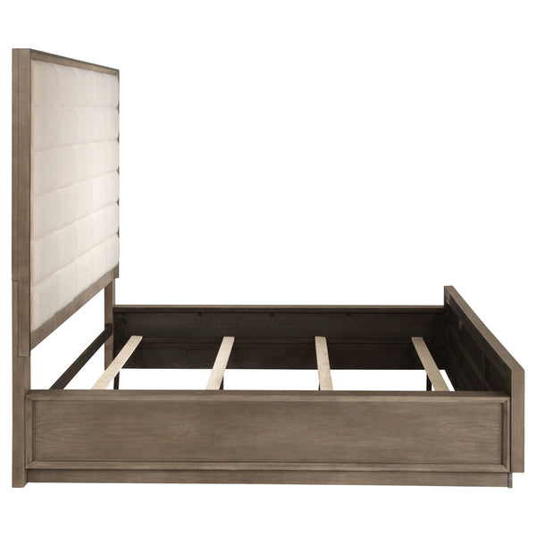Coaster Durango 80-Inch California King Panel Bed Taupe Oak