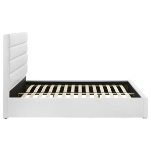 Coaster Felicity 53-Inch Upholstered California King Bed White