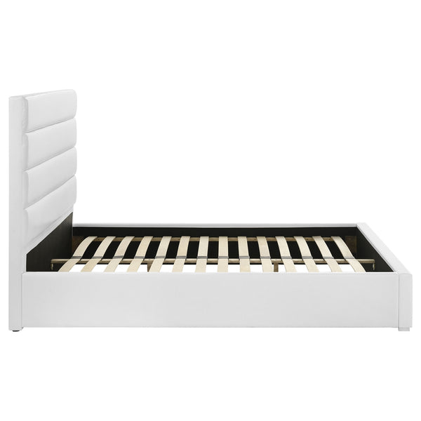 Coaster Felicity 53-Inch Upholstered California King Bed White