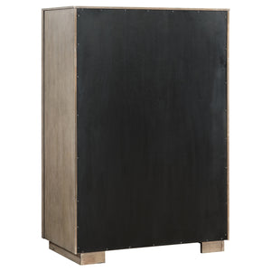 Coaster Durango 5-Drawer Bedroom Chest Taupe Oak