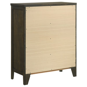 Coaster Wilkes 4-Drawer Chest Of Drawers Dark Cocoa