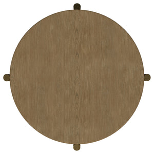 Coaster Arini 3-Piece Round Coffee & End Table Set Sand Wash