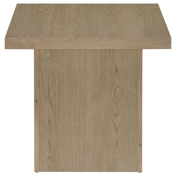 Coaster Devar 3-Piece Square Cocktail Coffee End Table Set Latte