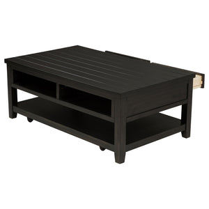 Coaster Concord 2-Drawer Rectangular Coffee Table Distressed Java