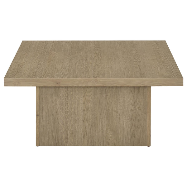 Coaster Devar Square Engineered Wood Cocktail Coffee Table Latte