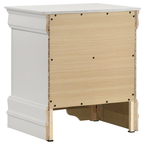 Coaster Louis Philippe 4-Piece Queen Bedroom Set White