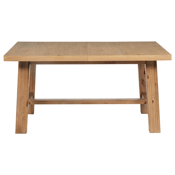 Coaster Middleton 76-Inch Extension Leaf Dining Table Natural Brown