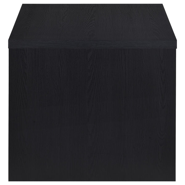 Coaster Knapp Engineered Wood Square Side End Table Black