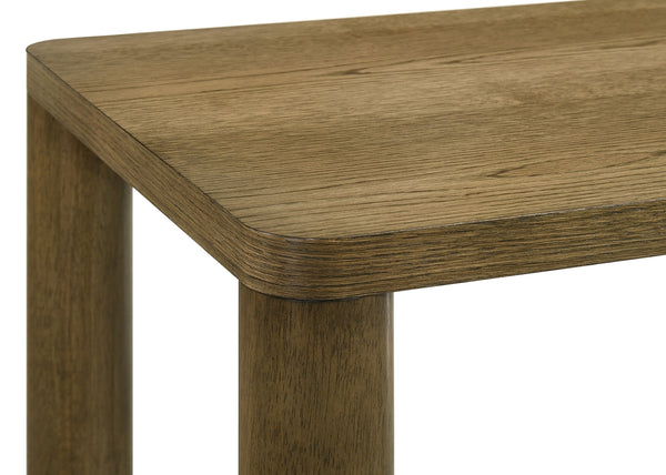 Coaster Castlewood Engineered Wood Accent Side End Table Brown Oak