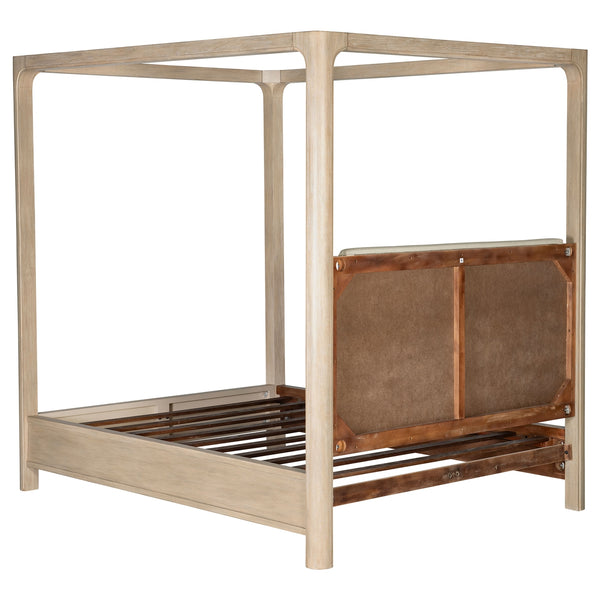 Coaster Solano 85-Inch King Canopy Bed Weathered Mango