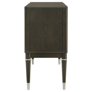 Coaster Reseda 4-Door Dining Sideboard Server With Shelves Ash Brown