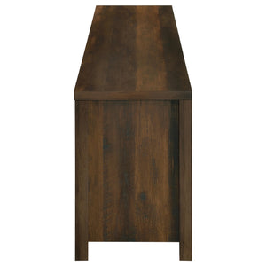 Coaster Enfield 71-Inch Tv Stand Fireplace Media Console Dark Pine