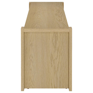 Coaster Laurelton 60-Inch 2-Door Tv Stand Media Console Light Oak