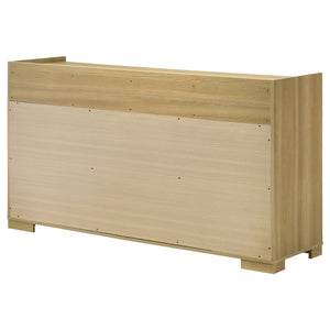 Coaster Hyland 6-Drawer Dresser Natural