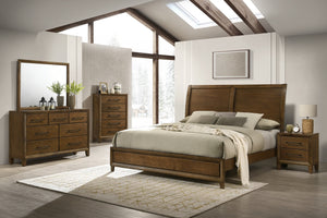 New Classic Ballard 5-Drawer Chest in Walnut