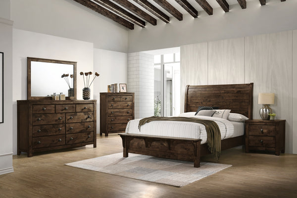 New Classic Blue Ridge Nightstand in Rustic Gray