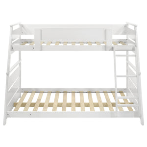 Coaster Holden Wood Veneer Twin Over Full Bunk Bed White