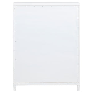 Coaster Gracemont 5-Drawer Bedroom Chest Of Drawers White