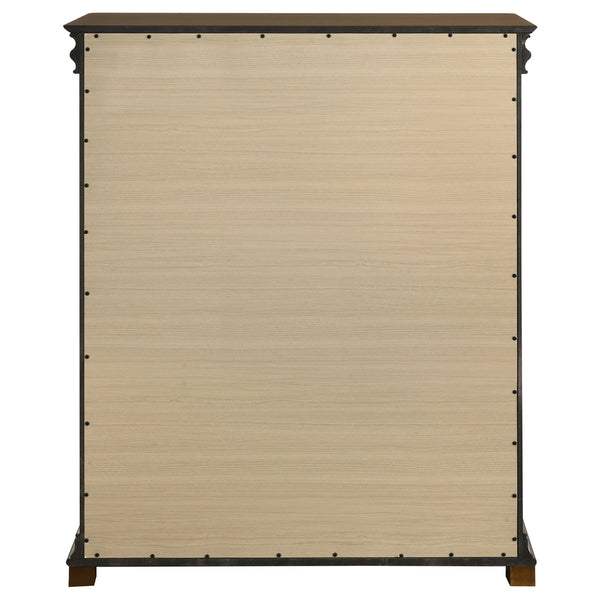 Coaster Garland 4-Drawer Bedroom Chest Of Drawers Brown Cherry