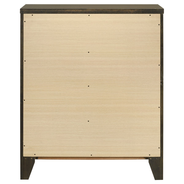 Coaster Wilkes 4-Drawer Chest Of Drawers Dark Cocoa