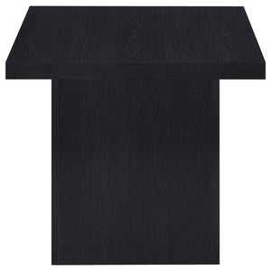 Coaster Devar 2-Piece Square Cocktail Coffee End Table Set Black