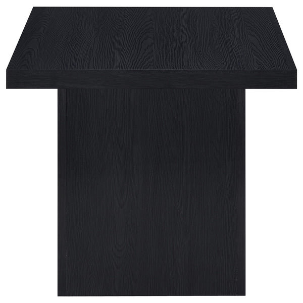 Coaster Devar 2-Piece Square Cocktail Coffee End Table Set Black