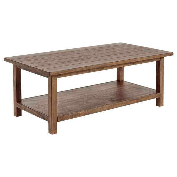 Coaster Payne 3-Piece Coffee & End Table Set Distressed Brown