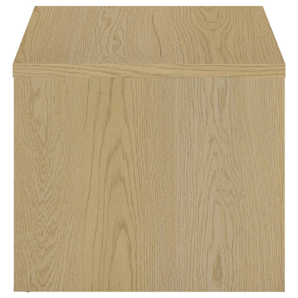 Coaster Canoga 3-Piece Lift Top Cocktail Coffee Table Set Light Oak