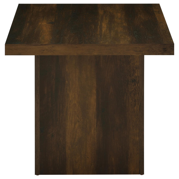 Coaster Devar 3-Piece Square Coffee & End Table Set Dark Pine