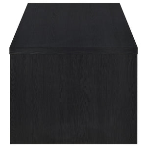 Coaster Knapp Lift Top Cocktail Coffee Table With Dual Drawers Black