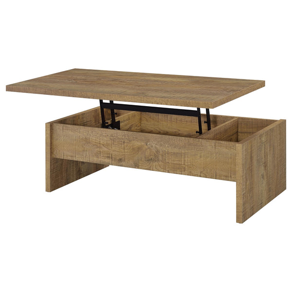 Coaster Canoga Engineered Wood Lift Top Cocktail Coffee Table Mango