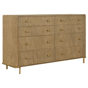 Coaster Arini 4-Piece California King Bedroom Set Cream & Sand Wash