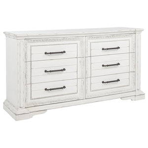 Coaster Mckinney 4-Piece California King Bedroom Set Vintage White