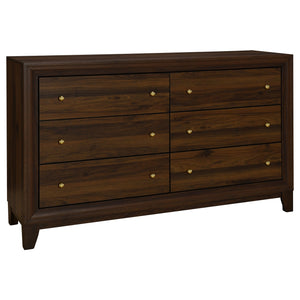 Coaster Welsley 5-Piece King Bedroom Set Walnut
