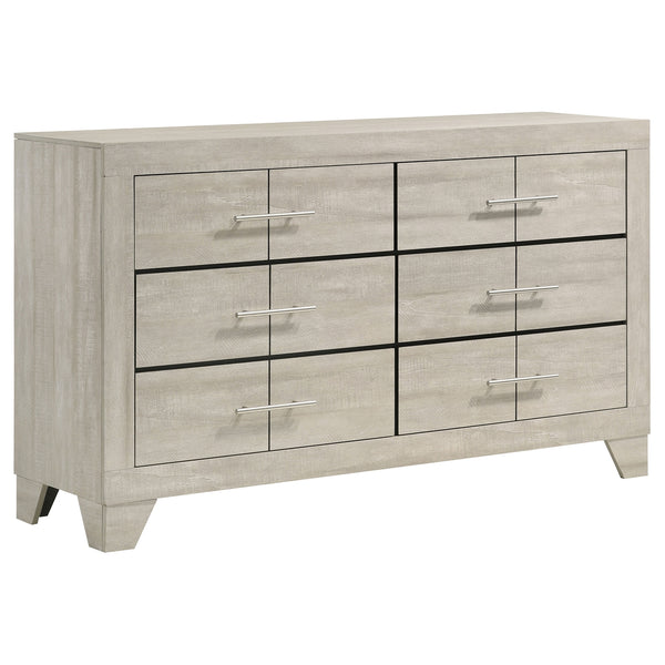 Coaster Trenton 4-Piece Queen Bedroom Set Rustic Cream