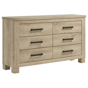 Coaster Oakglen 5-Piece Queen Bedroom Set Weathered Oak