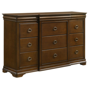 Coaster Garland 4-Piece Queen Bedroom Set Brown Cherry