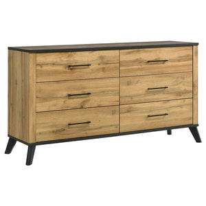 Coaster Kaywood 4-Piece Twin Bedroom Set Natural Pine