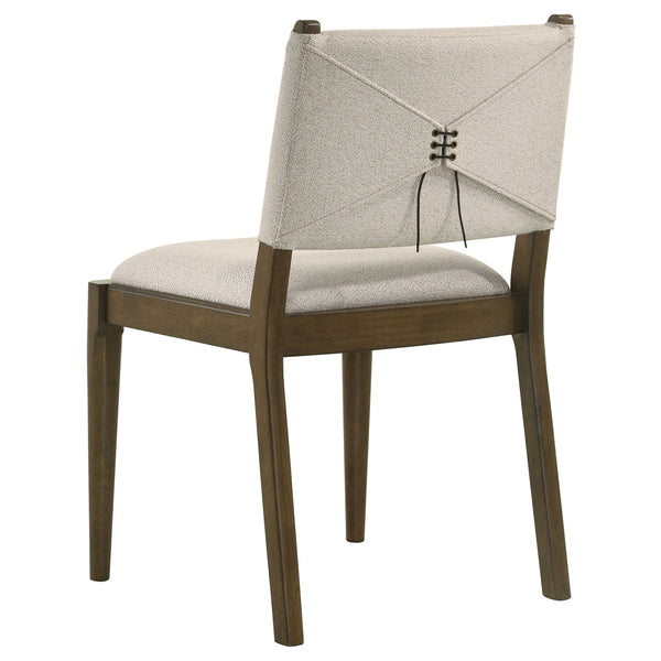 Coaster Ottowa Upholstered Dining Side Chair Brown